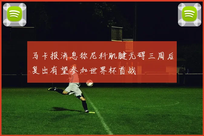 马卡报消息称尼科肌腱无碍三周后复出有望参加世界杯首战