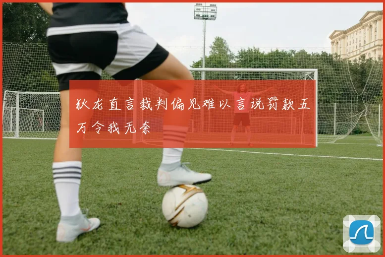 狄龙直言裁判偏见难以言说罚款五万令我无奈